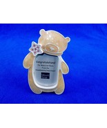 Baby&#39;s First Photo Frame, Bear Holds 2&quot; x 3&quot; Picture, Cassiani Collectio... - £3.83 GBP