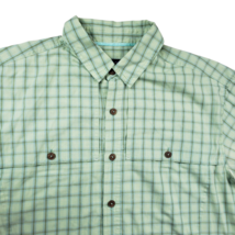 Patagonia Shirt Mens M Green Plaid Short Sleeve Button Up Organic Cotton... - €15,58 EUR