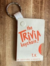 The Trivia Keychain, TV Keychain, 1984, Proudline, 120 questions &amp; answers - $5.00