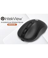Intekview Ambidextrous Wireless Mouse - Black - $20.15