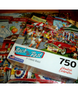 Jigsaw Puzzle 750 Pcs Springfield USA Carnival Hometown Celebration Fun Complete - $12.86