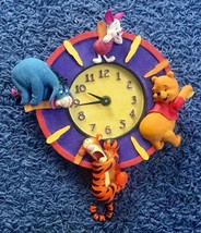 Extremely Rare! Walt Disney Winnie the Pooh with Friends Wall Clock - £187.58 GBP