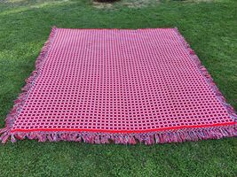 Space age bedspread, vintage authentic 1970s space age, atomic age bed c... - $140.00