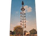 Postcard Maypole Bavarian Village Frankenmuth Michigan Chrome Unposted - $4.84