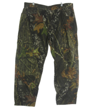 Mossy Oak Break-Up mens camoflage pants sz 42x31/32 cotton dungaree jeans green  - £29.37 GBP