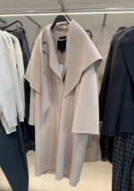ZARA BNWT 2025. ECRU OVERSIZED WOOL BLEND COAT SCARF ALEXA. 8491/262/712 - $227.82