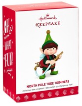 Hallmark: North Pole Tree Trimmers - Series 5th - 2017 Keepsake Ornament - £29.27 GBP