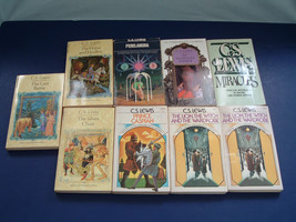 Vintage C.S. Lewis 9 PB book lot chronicles of Narnia Perelandra miracles - $31.97