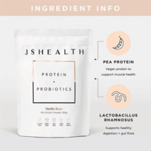 JSHEALTH Protein + Probiotics Vanilla Bean 300g - £86.73 GBP