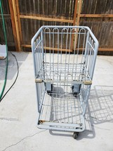 BUSINESS WORK GROCERY CART USED FOR MOVING ITEMS  MISSING ONE WHEEL - £38.84 GBP