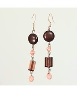 Ladies fashion drop lightweight bead earrings - £7.06 GBP