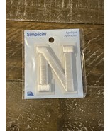 Simplicity Iron On Patch Letter N - €10,03 EUR