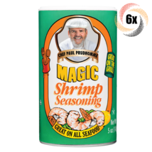 6x Shakers Chef Paul Prudhomme Magic Shrimp Flavor Seafood Seasoning | 5oz - £31.47 GBP