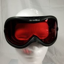 Bolle Ski Goggles Lens Red Shiny Black Frame - Winter Dirtbike BMX Snow - £11.95 GBP