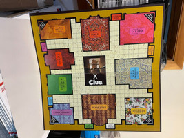 CLUE Board Game Classic 1972 Parker Brothers BOARD ONLY Replacement Part - $20.75