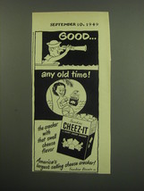 1949 Sunshine Cheez-It Crackers Advertisement - £14.78 GBP