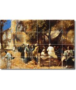 Edwin Weeks Historical Painting Ceramic Tile Mural BTZ09558 - $328.24 CAD+