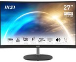 MSI Pro MP271CA, 27&quot; Monitor, 1920 x 1080 (FHD), Curved VA, 75Hz, TUV Ce... - $167.74