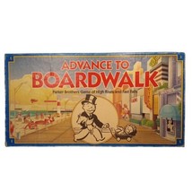Vtg 1985 Parker Brothers Advance to Boardwalk Game of High Rises Falls N... - $16.79