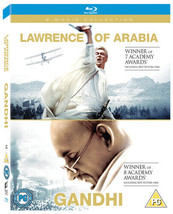Gandhi/Lawrence Of Arabia Blu-Ray (2015) Ben Kingsley, Attenborough (DIR) Cert P - £29.70 GBP