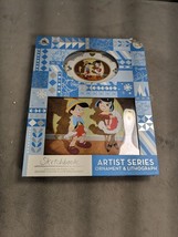 Pinocchio Artist Series Sketchbook Ornament and Lithograph Set - Damaged... - $13.58