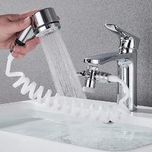 Hand Shower Sink Hose Sprayer,Shampoo Sink Hose Sprayer, No Drilling Sup... - £21.64 GBP