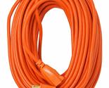 Heavy Duty Outdoor vinyl Power Extension Cord SJTW, Orange, 16/3, 100 FT. - $54.55