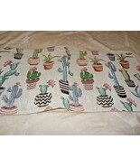 NEW Succulent Plants Tapestry TABLE RUNNER 13&quot; X 72&quot; Potted Cactus Garden  - £25.88 GBP