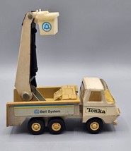 VTG 1970s Tonka Mini Bell System Lineman Bucket Truck, Pressed Steel #55010 - £9.52 GBP