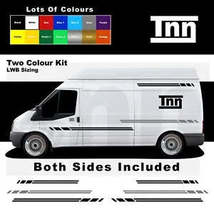 New Listing Stickers For Ford Transit Lwb L3 MK6 MK7 Side Stripe Vinyl Graphics D - £62.76 GBP+