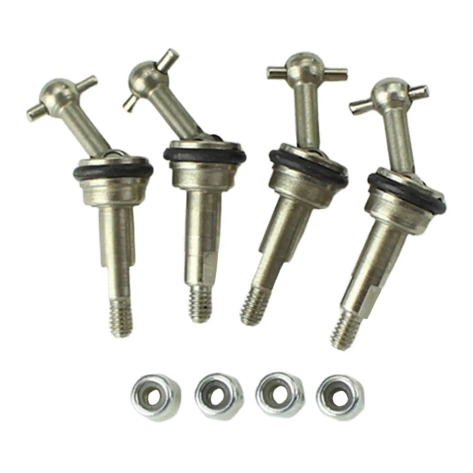 4PCS Metal Universal Driveshafts Dog Bone Replacement Part for WLtoys K969 K979 - £12.64 GBP