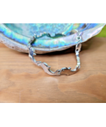 925 Sterling Silver Dolphin Motif Fetish Link Chain Bracelet VTG 7.75&quot; A... - €66,25 EUR