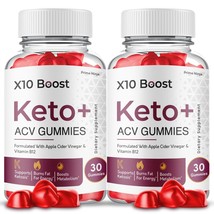 X10 Boost Keto ACV Gummies, X10 Gummies Maximum Strength Official (2 Pack) - £23.36 GBP