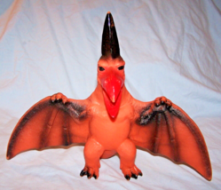 Loose Rubber Flying Dinosaur Figure-Pteradactyl-8 1/2 inches tall - £10.64 GBP