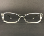 Ray-Ban Gafas Monturas RX5068 2001 Transparente Plata Rectangular Ojo de... - $64.89