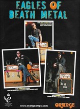 Eagles of Death Metal band 2008 Orange Guitar Amps ad 8 x 11 advertisement print - $4.50