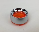 Harley Davidson Deep Dish Bezel Turn Signal Light Cover Amber Orange 2&quot;  - $16.82
