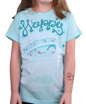 Iron Fist Girls Happy Camper Turquoise Blue Aqua Youth Little Big Kids T-Shirt - £15.57 GBP
