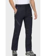 Men&#39;s Winter Pants Fleece Lined Ski Snow Pants Water Resistant 4 Zip MAG... - $29.58