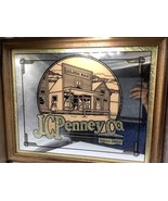 Rare VTG 1970&#39;s J.C. Penney Co. Mirror Top Wood Framed - $326.90