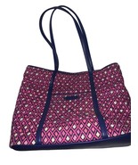 Medium Vera Bradley Katalina pink diamonds Zippered Tote - $564.50 MXN