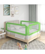 Toddler Safety Bed Rail Green 190x25 cm Fabric - £23.30 GBP