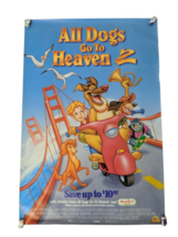 Poster All Dogs Go To Heaven Two Movie Store Poster 40X27 Vintage - £10.12 GBP