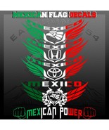 1x MEXICO FLAG CAR DECAL MEXICAN FLAG DECAL #5875 - £20.11 GBP