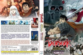 Dvd Anime~Doppio Inglese~Berserk Stagione 1+2+Ougon Jidai-hen(1-38Fine)... - £23.39 GBP