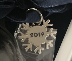 Pandora Lim Edition Winter Wonderland 2019 Snowflake Silver Tone Charm Ornament image 7