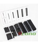 127PC 7 SIZES HEAT SHRINK TUBING ASSORTMENT WIRE WRAP ELECTRICAL CONNECTION - $9.40