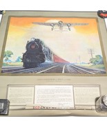 1931 Grif Teller PRR Calendar Giant Conquerors Of Space And Time Train R... - $674.15