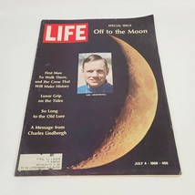 Vintage July 4, 1969 Life Magazine - Off To The Moon - Neil Armstrong - £7.58 GBP