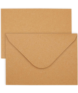 A6 V-Flap Brown Envelopes - Durable 120 GSM A6 Craft Envelopes - Secure ... - $18.73 CAD
